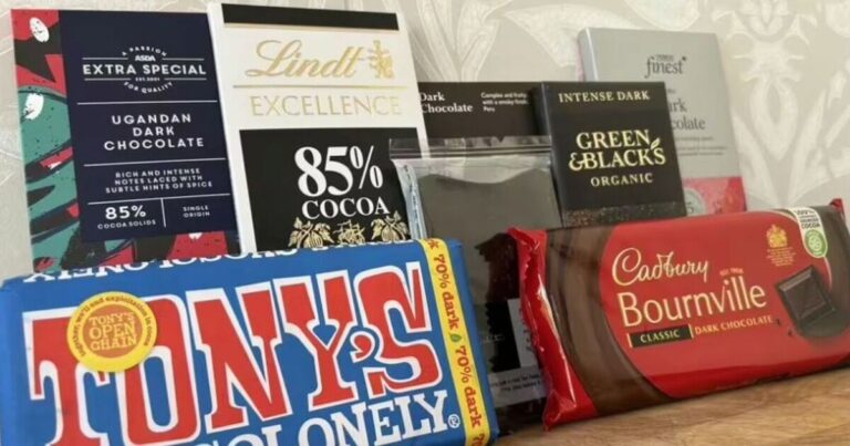 I bought dark chocolate from Lidl, Tesco and Asda — cheapest was better than Lindt