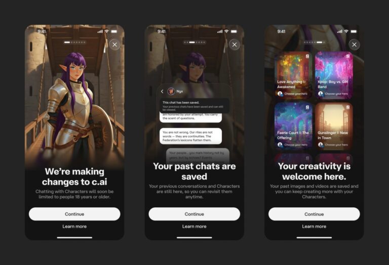 Character AI will offer interactive ‘Stories’ to kids instead of open-ended chat