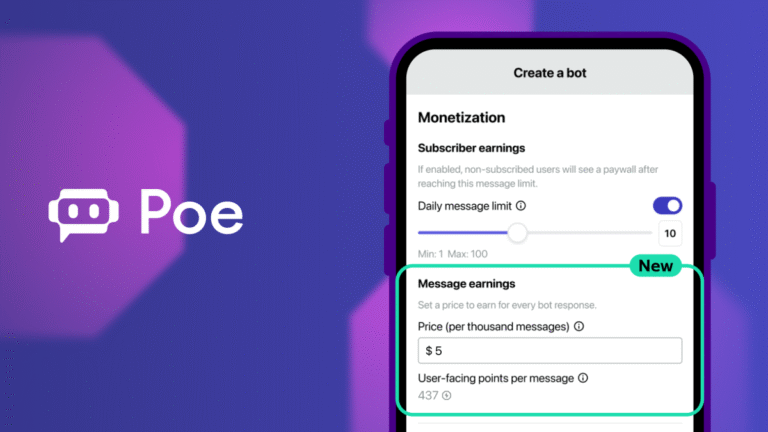 Poe’s AI app now supports group chats across AI models