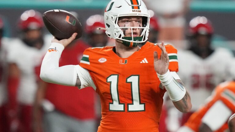 Georgia jumps, Ohio State, Indiana, Texas A&M stay 1-2-3, and what is going on with Miami?