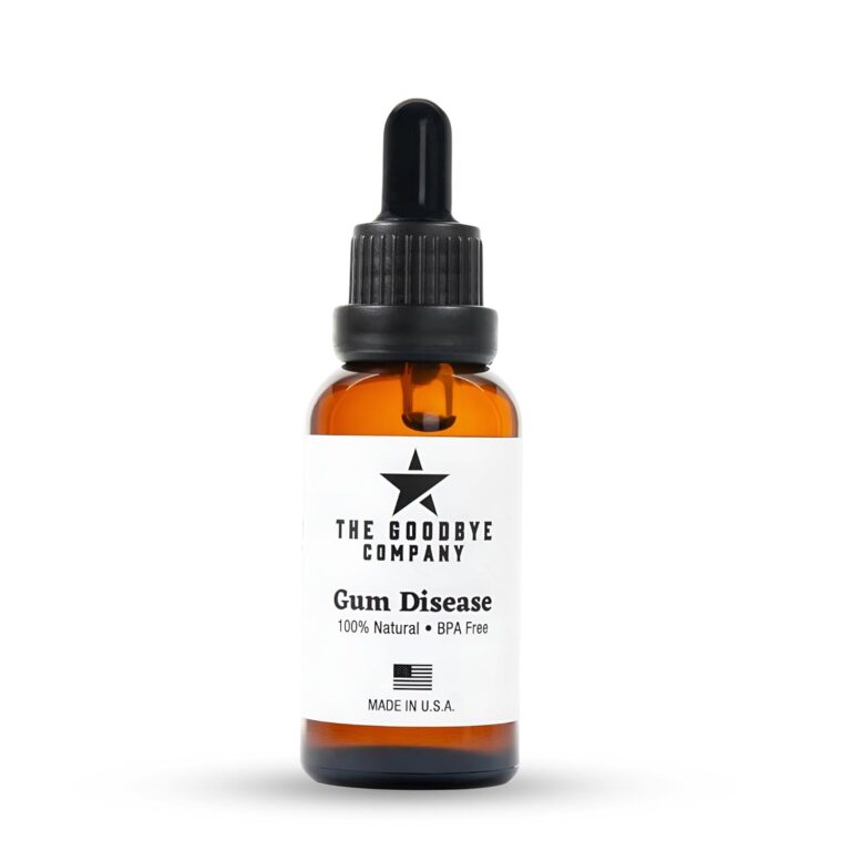 The Goodbye Company Gum Disease Treatment – 100% Pure Neem & Clove Oil – Natural Gingivitis Remedy – Non-Toxic, BPA-Free Oral Care – Fast-Acting Gum Healer (30ml)