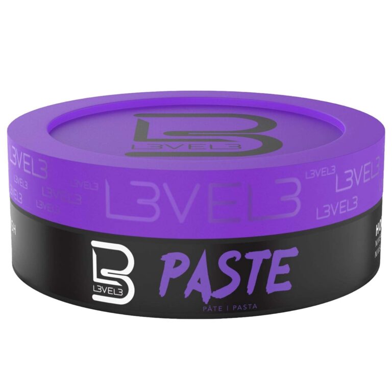 L3 – Level 3 Paste – Long-Lasting Hold – Improves Strength and Volume of Hair – Protects Against Hair Damage – Level Three Men Styling Product (150 ML, Paste)