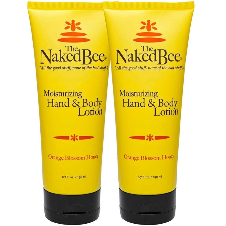 The Naked Bee Orange Blossom Honey Hand and Body Lotion, 6.7oz – 2 Pack