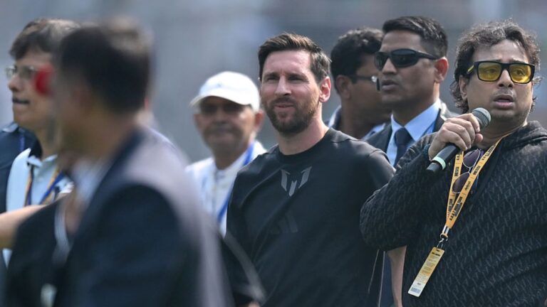 Messi’s tour of India begins with fans throwing bottles, stadium vandalised | Football News