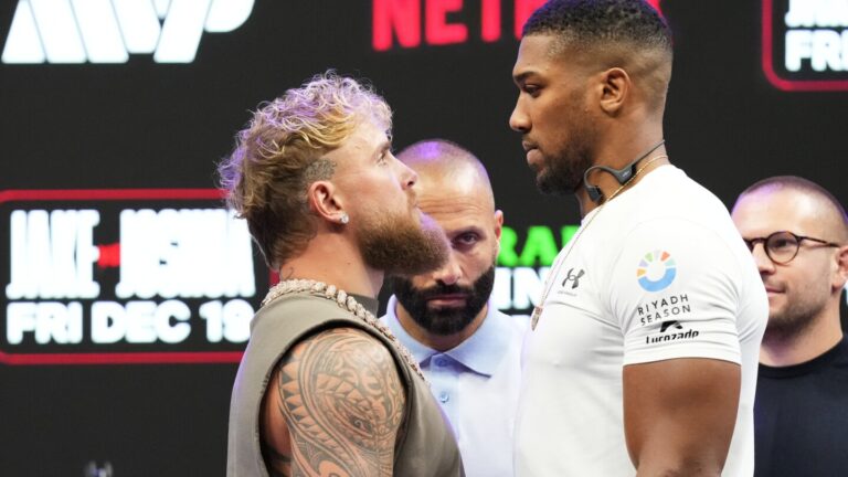 Losing to Jake Paul would be ‘awfully embarrassing’ for Anthony Joshua, says promoter Hearn