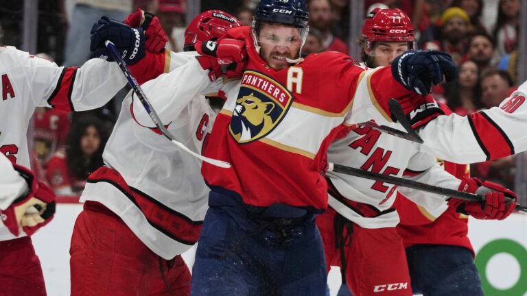 Tkachuk back on ice with Panthers, skates in practice for 1st time