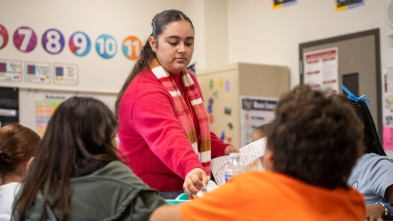 Program gives high schoolers hands-on teaching experience, with hopes they stay in Nevada
