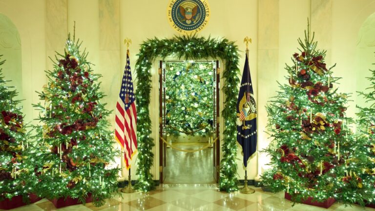 Melania Trump reveals White House holiday decorations