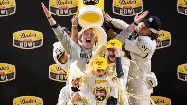 Robby Ashford leads Wake Forest past Mississippi State 43-29 in Duke’s Mayo Bowl