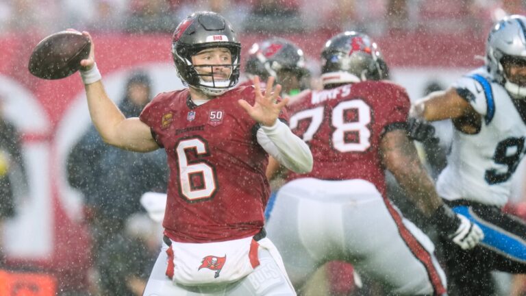 Mayfield and Bucs beat Panthers and hope to win NFC South title